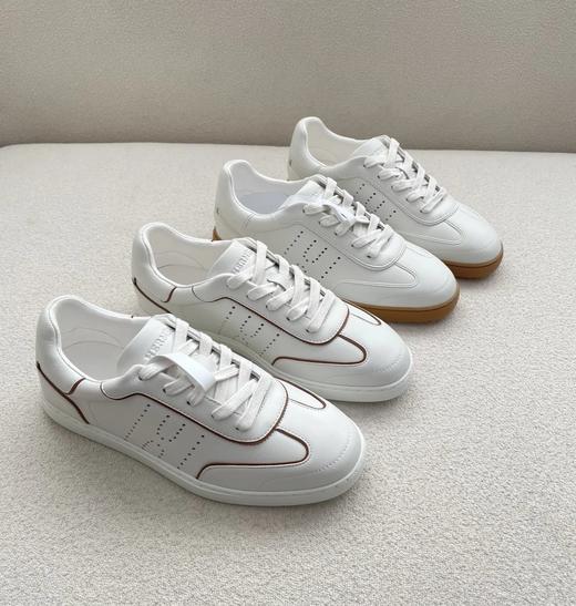  重磅 26年新款 大马Match系带透气运动小白鞋  进口小牛皮   冲孔板鞋休闲鞋 商品图0