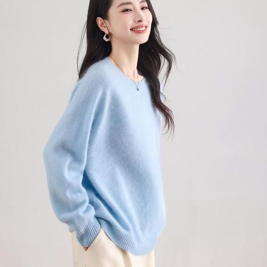 无缝一体工艺拉毛羊毛衫，澳洲羊毛、山羊绒黄金配比，软糯舒适 商品图12