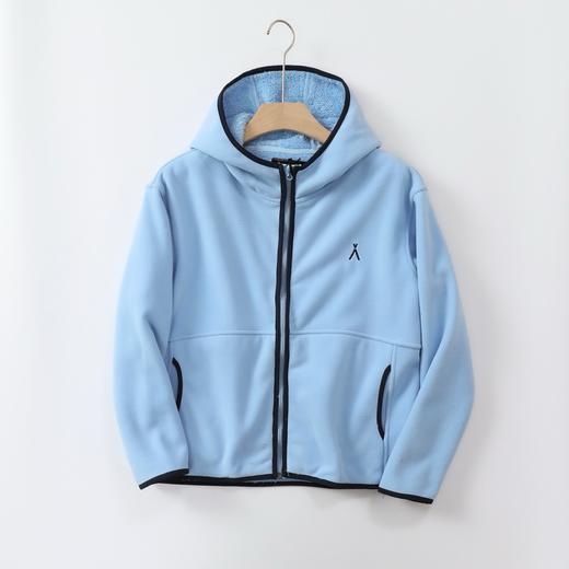 冬季新品情侣款加厚保暖舒适双面摇粒绒羊羔绒连帽外套 商品图4