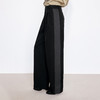4.10-12号限时8.8折叠券🔥NUTH黑色拼接双褶宽松直筒西裤女 商品缩略图0