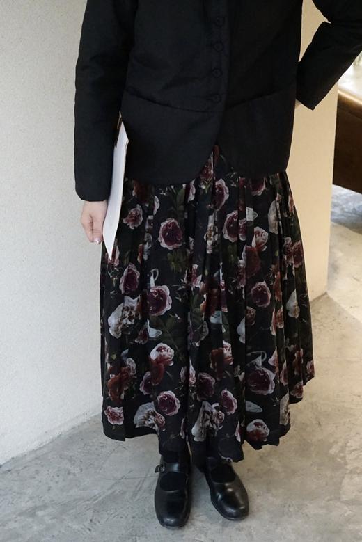 ECOLE DE CURIOSITES限定花纹半裙 商品图3