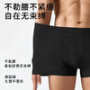 灰壳美利奴羊毛男士透气平角裤速干运动短裤 商品缩略图2