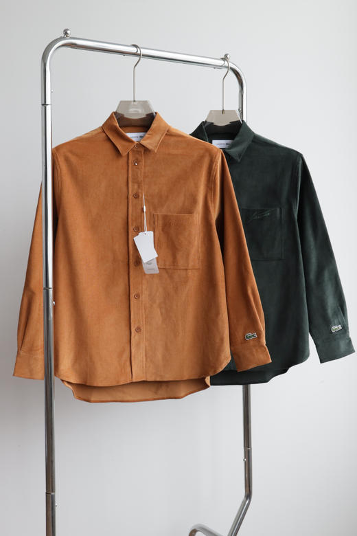 女装 L.A.C 宽松百搭复古灯芯绒落肩衬衫外套 CS004 商品图4