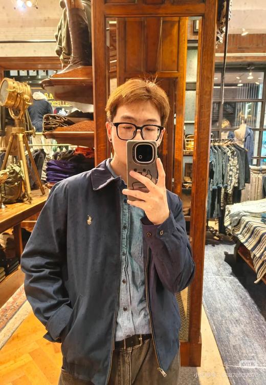 D012242老钱风老干部立领工装哈灵顿防水夹克外套 商品图6