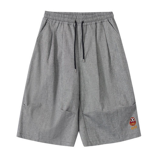 ONIARAI/鬼洗26夏季棒系列好运纹样满印双面牛仔7分宽裤男26N0541 商品图3