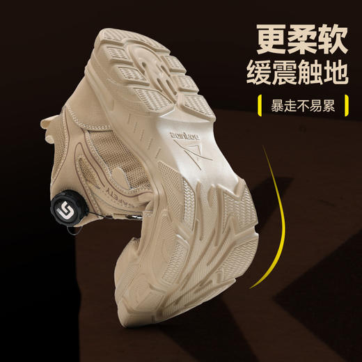 防砸防刺穿欧标钢包头达标4.0㎜凯夫拉底橡塑底新款劳保鞋 商品图5