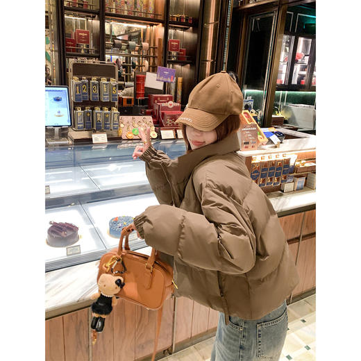 <曾小咸推荐>现货秒杀 ！微信超特价！美式复古短款立领羽绒服 日常449.99 立减160 秒杀289.99！！ 商品图4