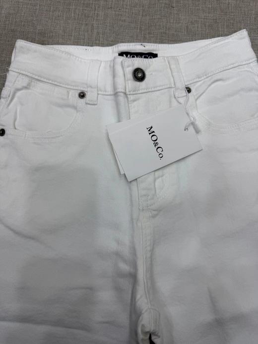 D012278牛仔裤2026春季新款米白色阔腿弯刀裤 商品图12