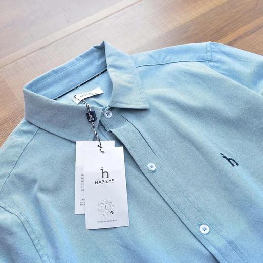 F012233百搭精典款全棉牛津纺衬衫男士商务休闲长袖衬衫 商品图6