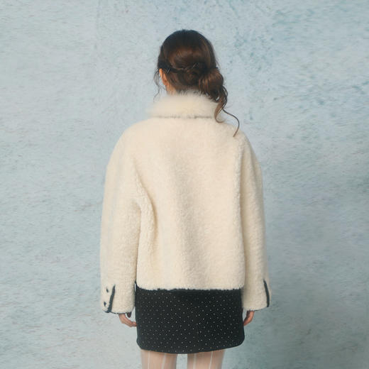 千金感绑带羊羔毛外套-纪念日百货门店同款169445427 商品图2