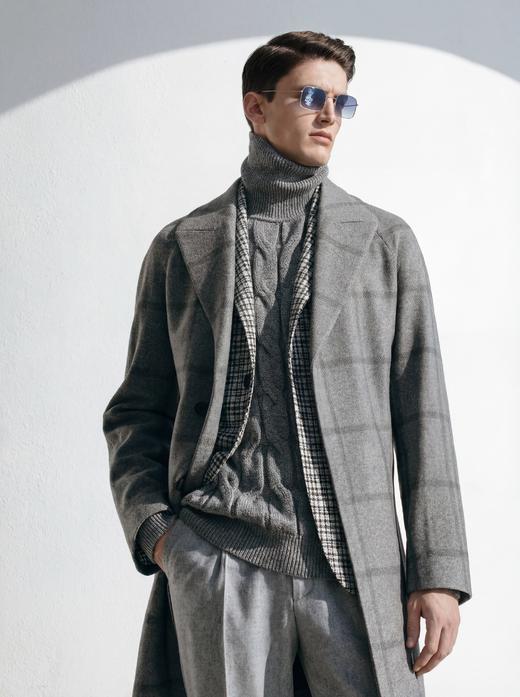 「8款可选」Stylbiella 羊绒羊毛插肩袖大衣 商品图4