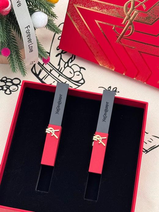 D012269为爱奔赴浮雕黑红条口红两支装浮雕礼盒 商品图4