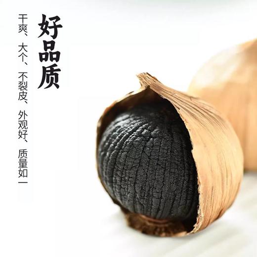 【独头黑蒜】鑫华众 黑蒜 500克/罐 软糯香甜无坏果 商品图1