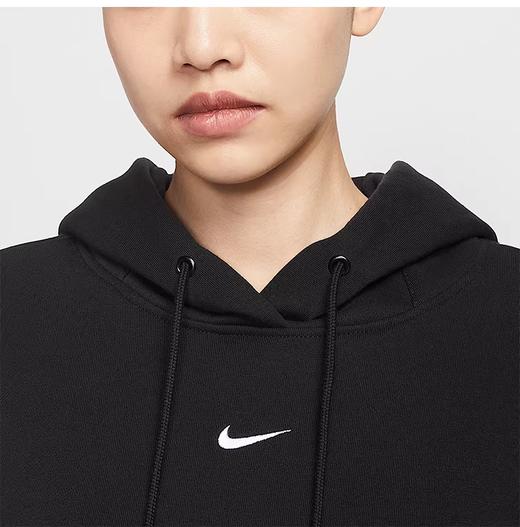 Nike耐克2025冬季款女士连帽套头刺绣卫衣HV8103-010 商品图2