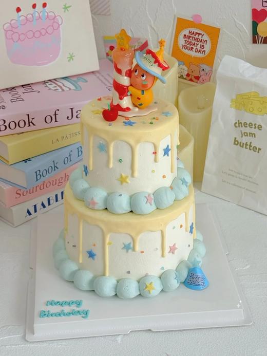 许个愿吧 星星人双层蛋糕A款 商品图0