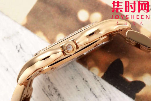 与豹同行 一跃入心 AF卡地亚猎豹系列 贝母面 中号表盘尺寸：27×37mm 女士腕表 商品图6