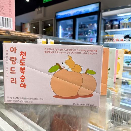 【박스】아람드리 천도복숭아과즙138ml*10 商品图0