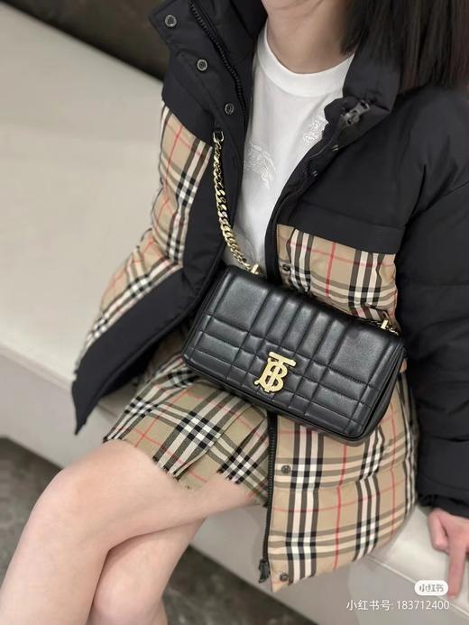 D012254新款格纹拼接双面两穿系腰带羽绒服外套女 商品图10