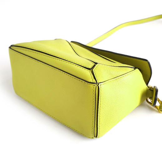 【95新】LOEWE罗意威绿色mini puzzle几何包单肩斜挎包女士 090126TJ43 商品图6