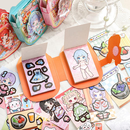 喵喵模拟小铺贴贴乐贴纸本-纪念日百货门店同款169443886 商品图4