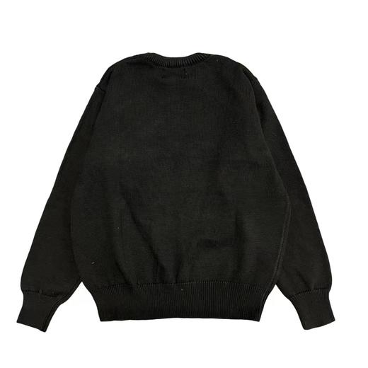 D012264限定款骷髅毛巾绣提花情侣圆领针织毛衣 商品图10