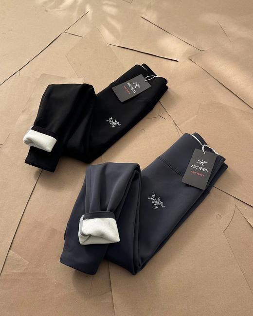 F012232休闲百搭巨显瘦女士加绒加厚保暖绣花塑身裤 商品图8