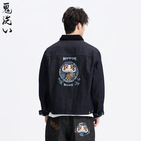 ONIARAI/鬼洗26春季棒系列复古花布达摩灯芯绒牛仔外套男 N340252