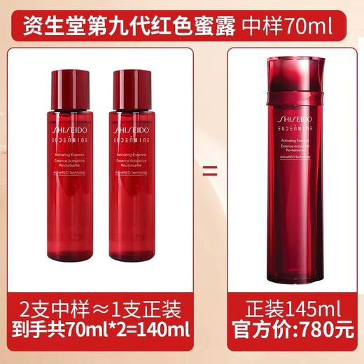 新版第三代 日本Shisedo资生堂红色蜜露精华化妆水曙光水中样70ml （效期2027年4月） 商品图1