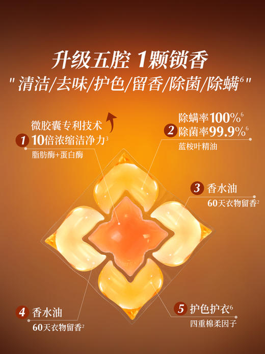 奥黛丽赫本联名绽家香水油洗衣凝珠40颗 商品图2