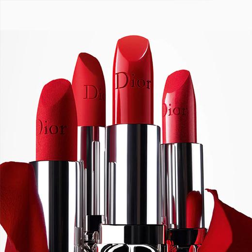 【送礼袋】DIOR迪奥烈焰蓝金口红荷花小样五件套1.5g*5支（丝绒#999+丝绒720+哑光888+丝绒840+丝绒228）  一般贸易  有效期202608 商品图3