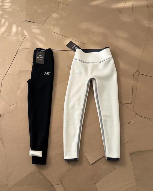 F012232休闲百搭巨显瘦女士加绒加厚保暖绣花塑身裤 商品图2