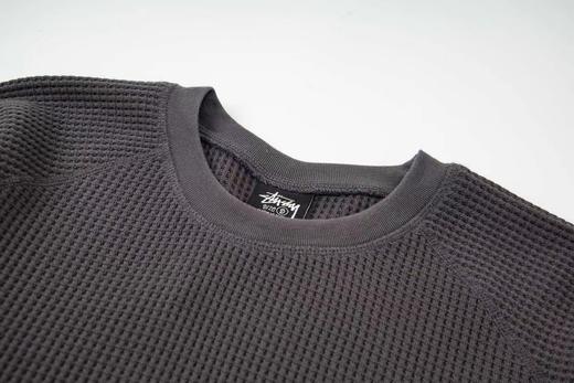 D012263字母logo情侣圆领华夫格长袖卫衣 商品图14