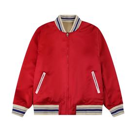 D012266双面穿棒球服立体有型飞行夹克外套