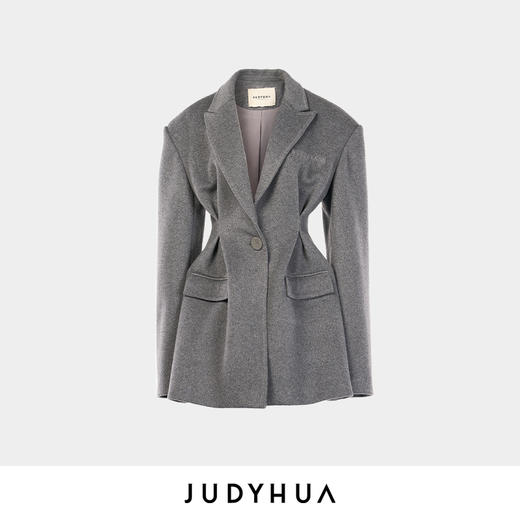 JUDYHUA 晨雾系列极简收腰西装 商品图3