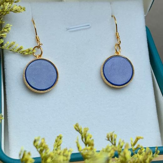 【直播大场福利】天然青金石耳饰 925银 国风 商品图0