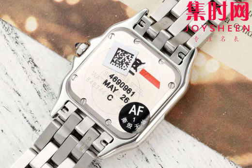 与豹同行 一跃入心 AF卡地亚猎豹系列 贝母面 中号表盘尺寸：27×37mm 女士腕表 商品图5