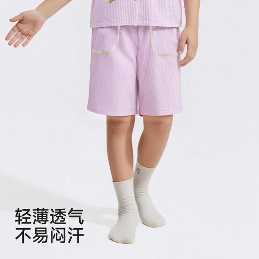 【商场同款】英氏儿童家居服男童女童夏季凉感短袖套衣短裤新款 商品图3