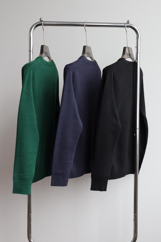 L.A.C 法渔秋冬百搭厚圆领针织衫毛衣 MY155 商品图5