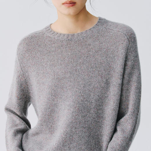 东黎 • 复苏的呼吸 山羊绒女士圆领套衫 6008 商品图14