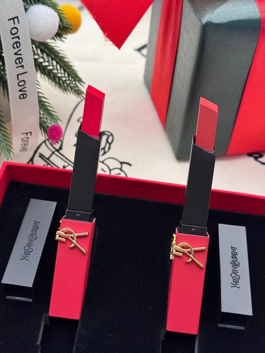 D012269为爱奔赴浮雕黑红条口红两支装浮雕礼盒 商品图1