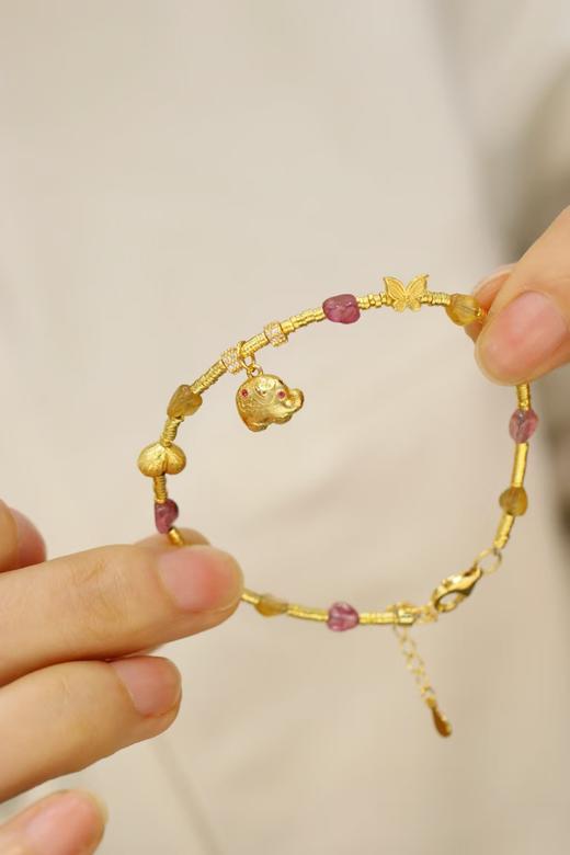 富贵吉象 碧玺彩虹糖手链 JY 商品图2