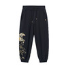 ONIARAI/鬼洗26春季新泥棒蓝马剪影拼花布刺绣针织长裤男 N540186 商品缩略图3