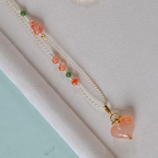 新中式“桃”你欢喜南红项链 JY 商品图5