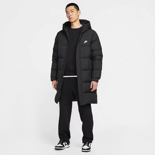 D012247高蓬松90白鸭绒连帽情侣长款羽绒服 商品图2