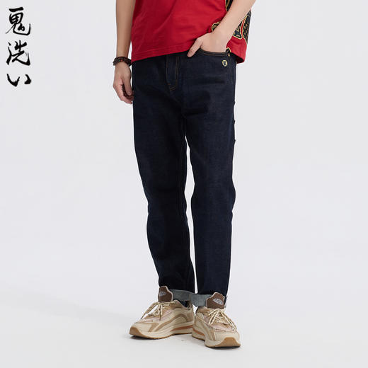 ONIARAI/鬼洗26春季泥棒蓝马多袋艺术低档锥形牛仔长裤男 26N4401 商品图1