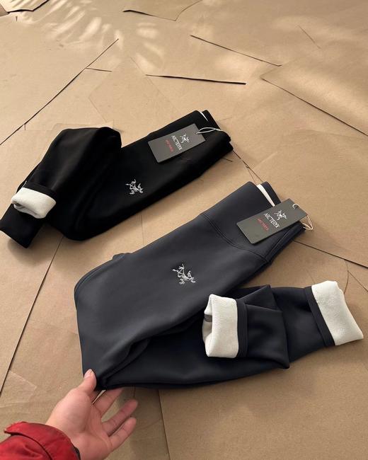 F012232休闲百搭巨显瘦女士加绒加厚保暖绣花塑身裤 商品图6