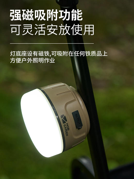 牧高笛零星LED照明灯户外营地帐篷灯便携野营灯充电超长续航磁吸 商品图1