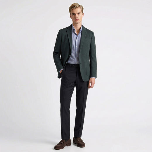 布兰施男士商务西装休闲单西通勤显个性西服外套男开衫 商品图4