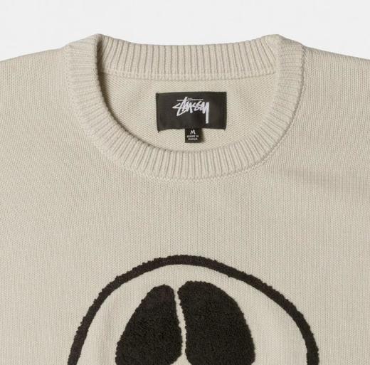 D012264限定款骷髅毛巾绣提花情侣圆领针织毛衣 商品图14