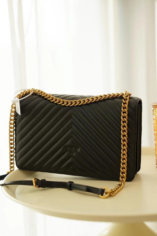 PINKO 人字纹WomenClassic Icon 图案绗缝斜挎包PINKO037★ 商品图5
